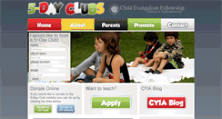 Desktop Screenshot of 5dayclubs.com